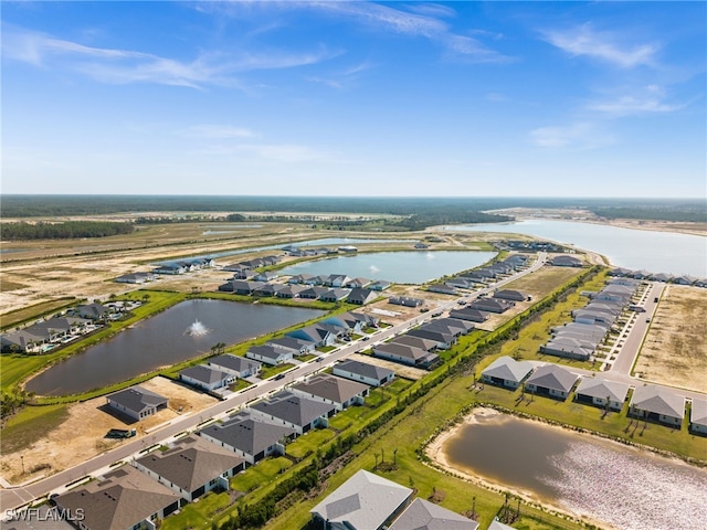 44372 Panther Dr, Punta Gorda, FL 33982 - birds eye view of property with a water view and a residential view