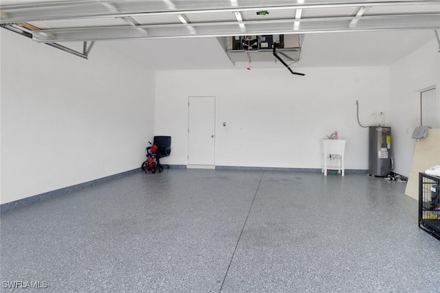 435 Pickford Ave, Lehigh Acres, FL 33974 - garage featuring water heater