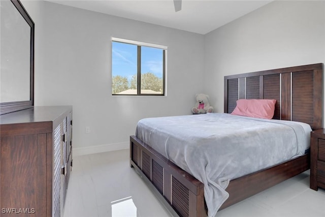435 Pickford Ave, Lehigh Acres, FL 33974 - bedroom with baseboards and a ceiling fan
