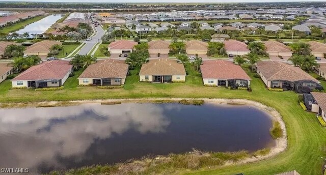 2035 Wellington St, Naples, FL 34120 - drone / aerial view with a water view and a residential view