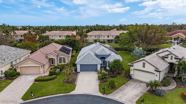 bird's eye view featuring a residential view
