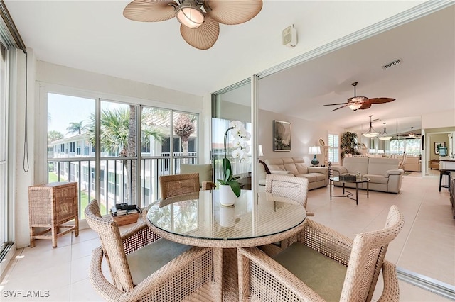 9241 Spring Run Blvd Unit 2202, Estero, FL 34135 - sunroom with visible vents and a wealth of natural light