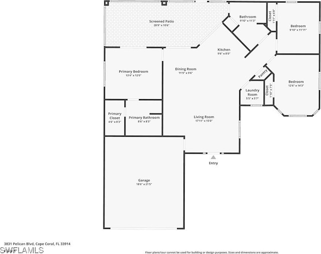 3831 Pelican Blvd, Cape Coral, FL 33914 - view of layout
