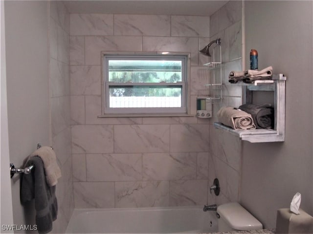 787 106th Ave N, Naples, FL 34108 - full bathroom featuring bathtub / shower combination and toilet