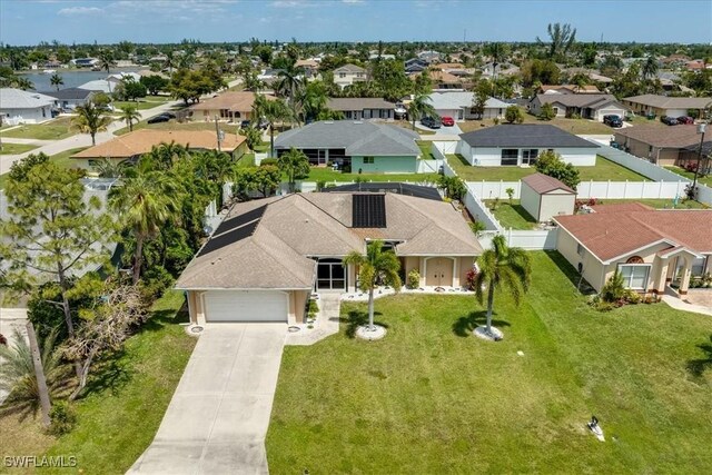 605 SE 22nd St, Cape Coral, FL 33990 - birds eye view of property featuring a residential view