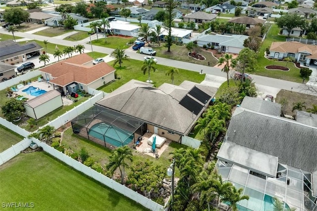 605 SE 22nd St, Cape Coral, FL 33990 - bird's eye view with a residential view