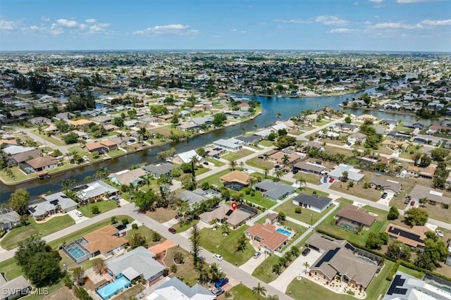 605 SE 22nd St, Cape Coral, FL 33990 - aerial view with a residential view and a water view