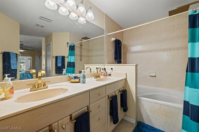 605 SE 22nd St, Cape Coral, FL 33990 - ensuite bathroom with ensuite bathroom, a sink, and visible vents