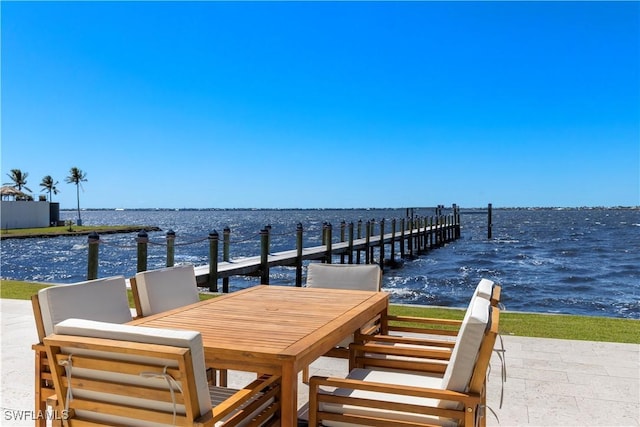 8451 Casa Del Rio Ln, Fort Myers, FL 33919 - dock area featuring a water view