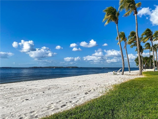 property view of water
