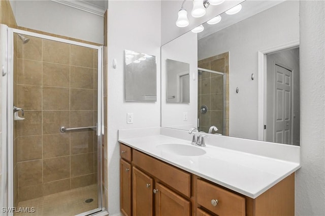 9719 Acqua Ct Unit 241, Naples, FL 34113 - full bath with a stall shower and vanity