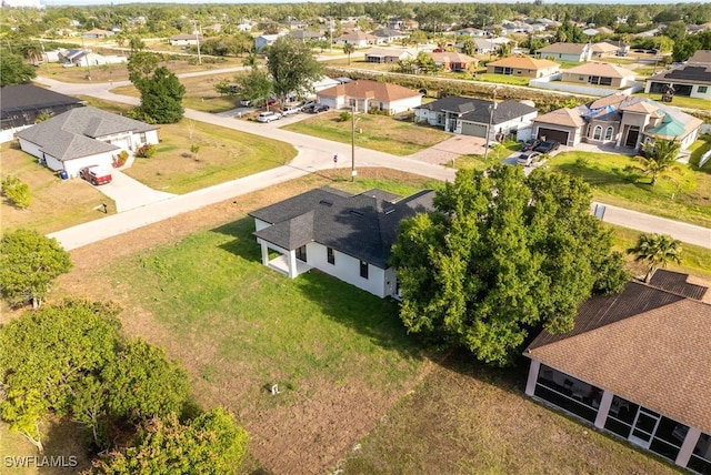 5327 Beauty St, Lehigh Acres, FL 33971 - bird's eye view featuring a residential view