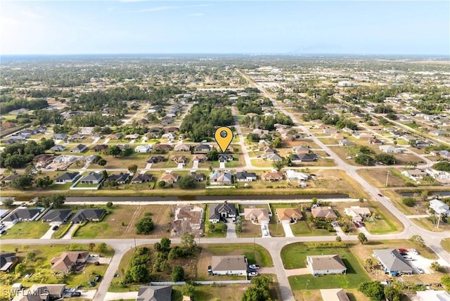 5327 Beauty St, Lehigh Acres, FL 33971 - birds eye view of property with a residential view