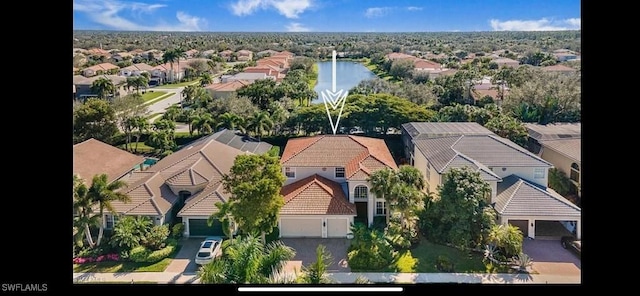 bird's eye view featuring a residential view