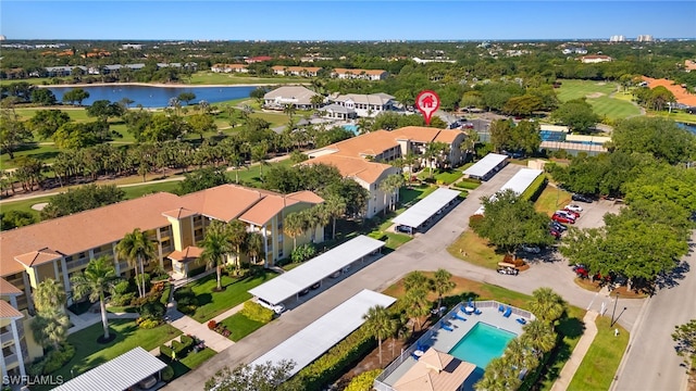 9200 Highland Woods Blvd Unit 1309, Bonita Springs, FL 34135 - aerial view with a water view and golf course view