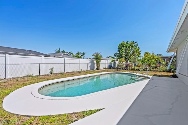 6874 Carmelle Dr, Fort Myers, FL 33919 - view of swimming pool with a fenced backyard and a patio