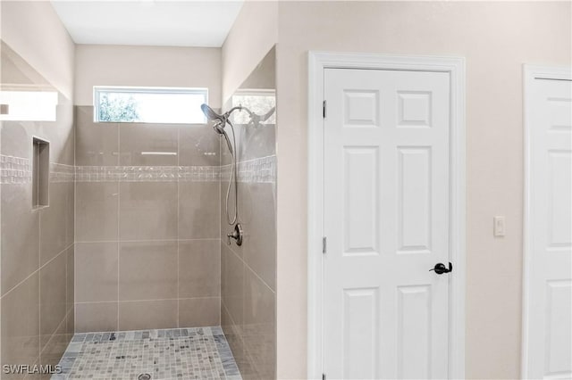 4911 Bywood St, Lehigh Acres, FL 33971 - bathroom with a tile shower