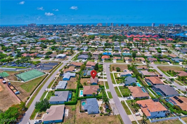 1357 Merrimac Ave, Marco Island, FL 34145 - birds eye view of property featuring a view of city and a residential view