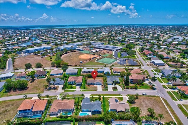 1357 Merrimac Ave, Marco Island, FL 34145 - birds eye view of property featuring a residential view