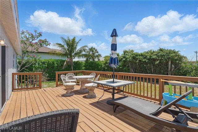 1357 Merrimac Ave, Marco Island, FL 34145 - deck featuring outdoor dining area