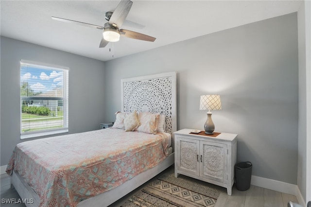 1357 Merrimac Ave, Marco Island, FL 34145 - bedroom featuring baseboards and ceiling fan
