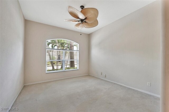 317 Harvard Ln, Naples, FL 34104 - unfurnished room with carpet flooring, baseboards, and a ceiling fan