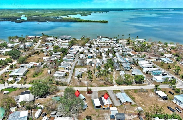 268 Mamie St, Chokoloskee, FL 34138 - birds eye view of property with a residential view and a water view