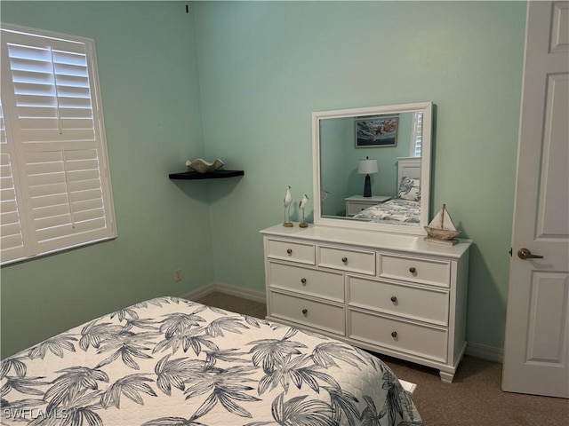 3323 SW 25th Ct, Cape Coral, FL 33914 - bedroom with dark colored carpet and baseboards