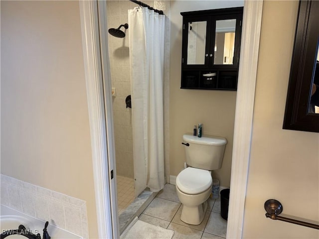 3323 SW 25th Ct, Cape Coral, FL 33914 - full bath featuring tile patterned floors, toilet, and a stall shower