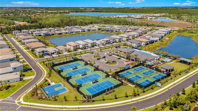20321 Fair Oak Ln, Estero, FL 33928 - drone / aerial view with a residential view and a water view