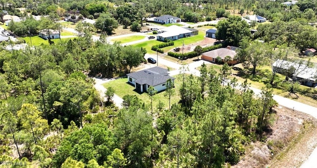 drone / aerial view featuring a residential view