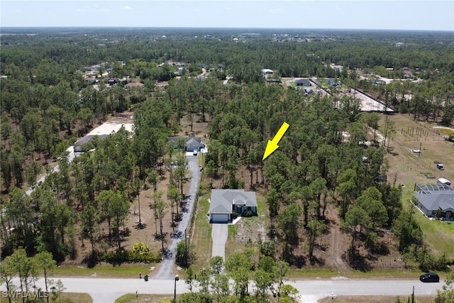 4140 31st Ave NE, Naples, FL 34120 - birds eye view of property featuring a wooded view