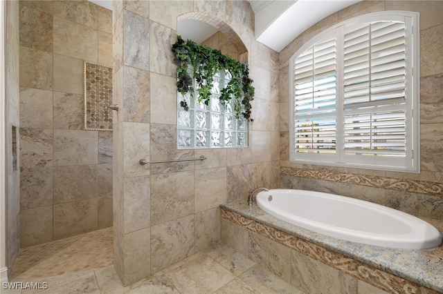 5302 SW 27th Pl, Cape Coral, FL 33914 - bathroom with a garden tub and a walk in shower