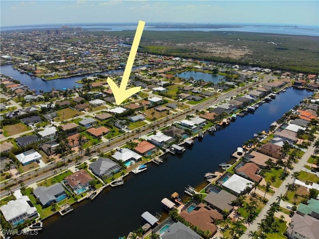 5302 SW 27th Pl, Cape Coral, FL 33914 - view of property location featuring a nearby body of water and nearby suburban area