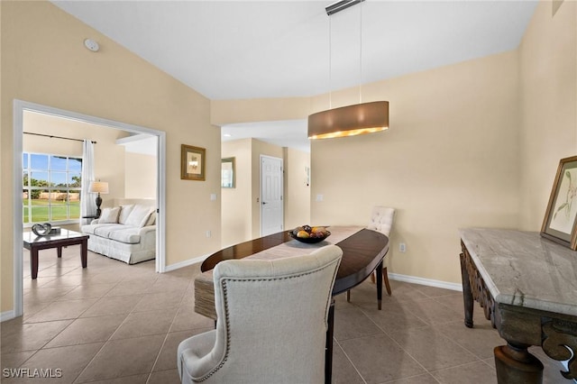 6095 Pinnacle Ln Unit 1304, Naples, FL 34110 - dining space featuring baseboards and tile patterned floors