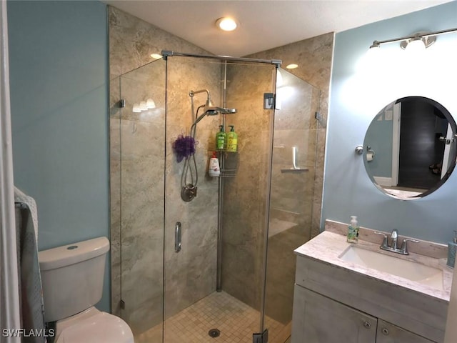 9170 24th Pl, Sunrise, FL 33322 - full bath with a shower stall, vanity, and toilet