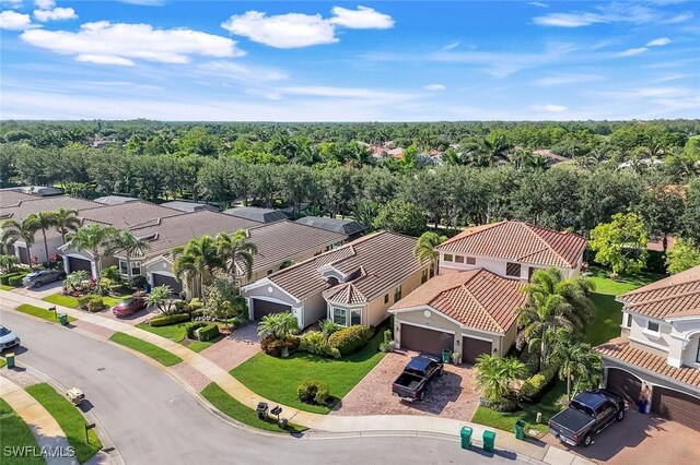 3267 Pacific Dr, Naples, FL 34119 - aerial perspective of suburban area