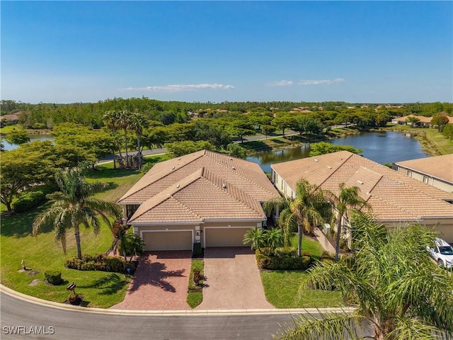 13885 Cleto Dr, Estero, FL 33928 - birds eye view of property with a water view