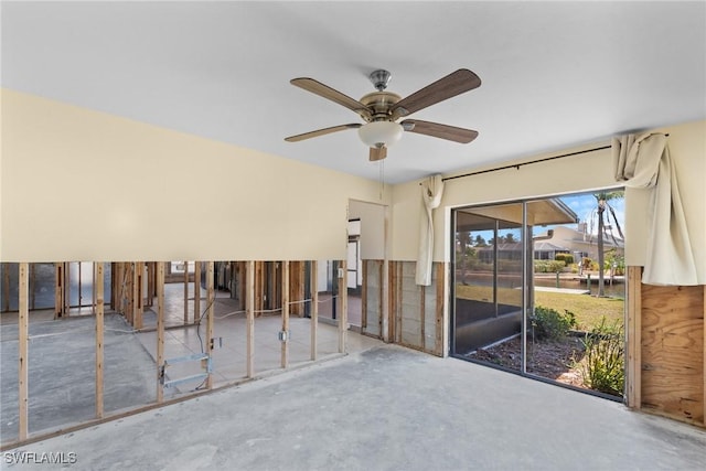 6181 Plumosa Ave, Fort Myers, FL 33908 - interior space featuring a ceiling fan