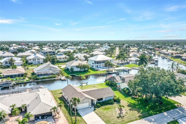 6181 Plumosa Ave, Fort Myers, FL 33908 - drone / aerial view with a residential view and a water view