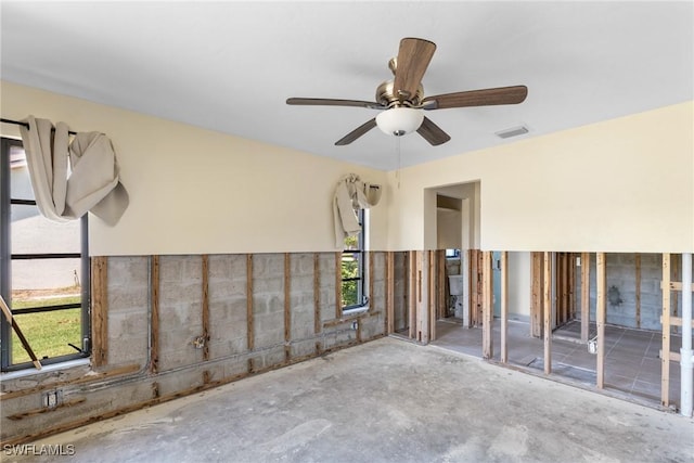 6181 Plumosa Ave, Fort Myers, FL 33908 - spare room with a ceiling fan and visible vents