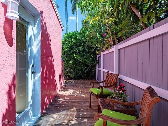 1055 8th Ave N, Naples, FL 34102 - view of wooden terrace