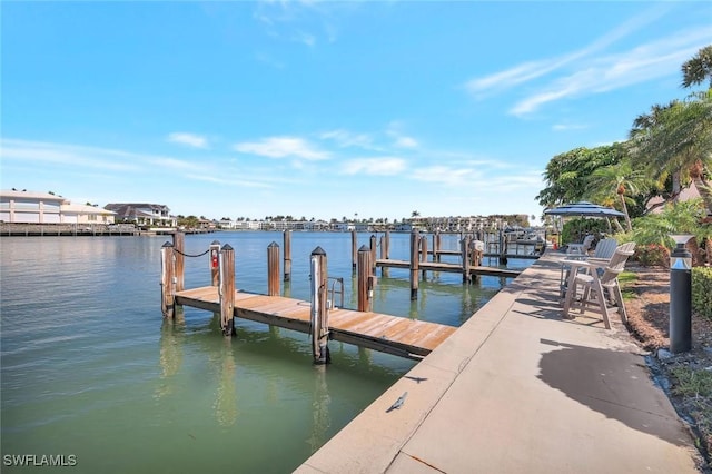3100 Gulf Shore Blvd N Unit 103, Naples, FL 34103 - dock area featuring a water view