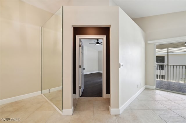 3770 Fieldstone Blvd Unit 1508, Naples, FL 34109 - hall with baseboards and light tile patterned floors