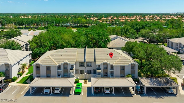 3770 Fieldstone Blvd Unit 1508, Naples, FL 34109 - drone / aerial view with a residential view