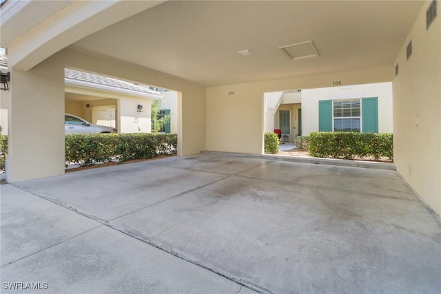view of patio with visible vents