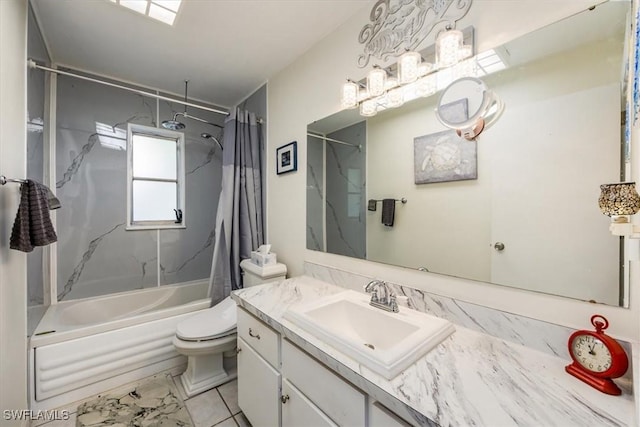 813 105th Ave N, Naples, FL 34108 - full bathroom with shower / bathtub combination with curtain and vanity