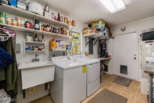 813 105th Ave N, Naples, FL 34108 - laundry area with separate washer and dryer