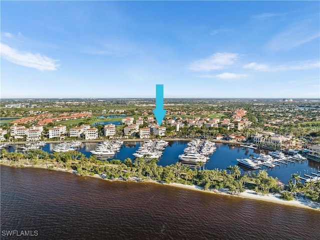 14356 Harbour Landings Dr Unit 6C, Fort Myers, FL 33908 - aerial view of a large body of water and numerous boat docks