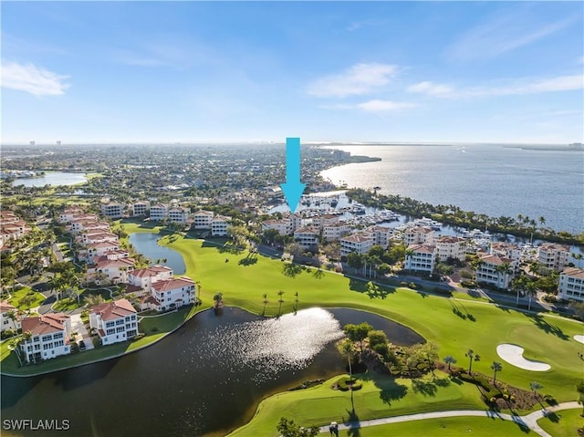 14356 Harbour Landings Dr Unit 6C, Fort Myers, FL 33908 - aerial view of residential area featuring a large body of water and a local golf course